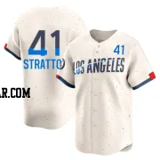 Chris Stratton Youth Los Angeles Dodgers Cream Limited 2024 City Connect Jersey