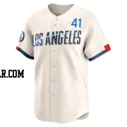 Chris Stratton Youth Los Angeles Dodgers Cream Limited 2024 City Connect Jersey
