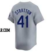 Chris Stratton Youth Los Angeles Dodgers Gray Limited Away Jersey