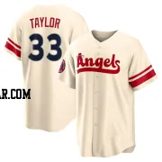 Chris Taylor Men's Los Angeles Angels Cream Replica 2022 City Connect Jersey