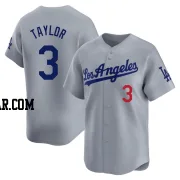 Chris Taylor Youth Los Angeles Dodgers Gray Limited Away Jersey