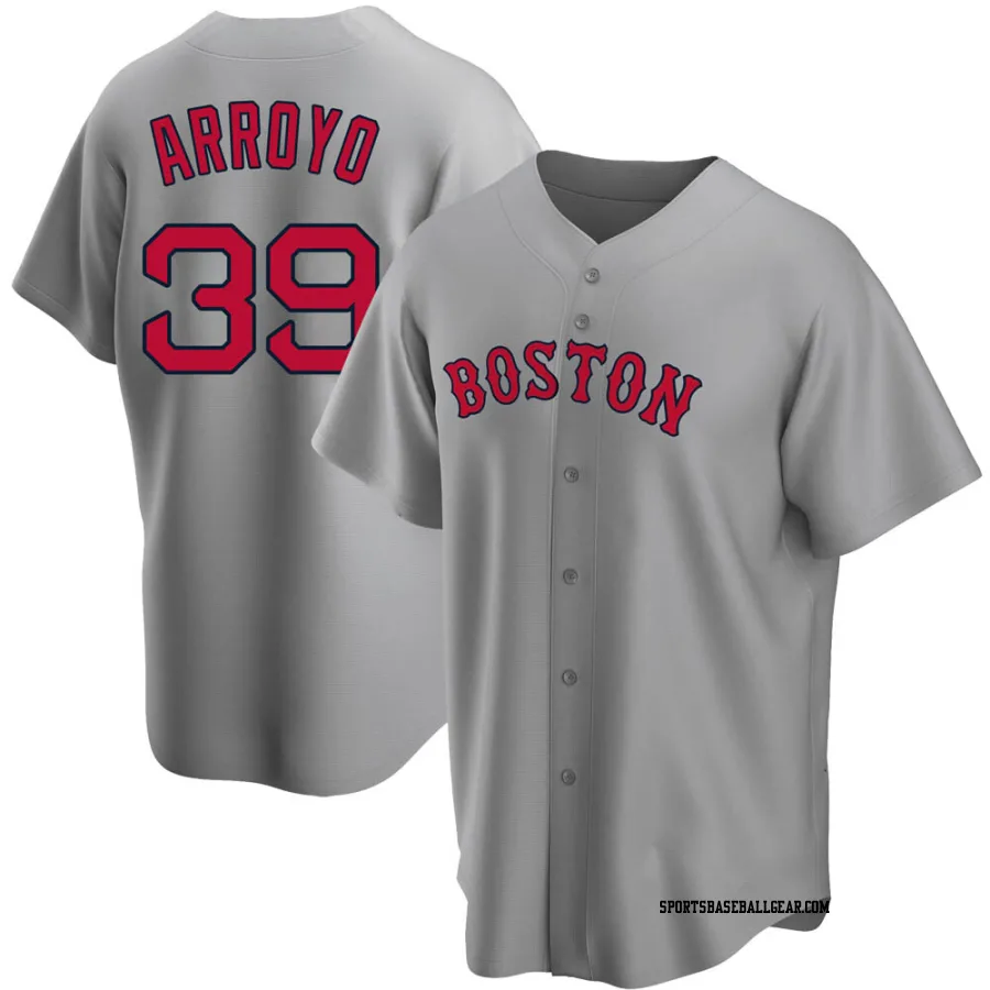 Christian Arroyo Men's Boston Red Sox Gray Replica Road Jersey