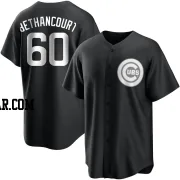 Christian Bethancourt Men's Chicago Cubs Black/White Replica Jersey