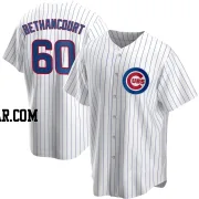 Christian Bethancourt Men's Chicago Cubs White Replica Home Jersey