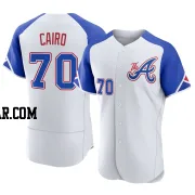 Christian Cairo Men's Atlanta Braves White Authentic 2023 City Connect Jersey