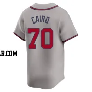 Christian Cairo Youth Atlanta Braves Gray Limited Away Jersey