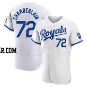 Christian Chamberlain Men's Kansas City Royals White Authentic 2022 Home Jersey