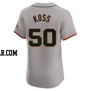 Christian Koss Men's San Francisco Giants Gray Elite Road Jersey