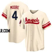 Christian Moore Youth Los Angeles Angels Cream Replica 2022 City Connect Jersey