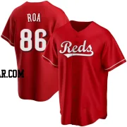 Christian Roa Youth Cincinnati Reds Red Replica Alternate Jersey