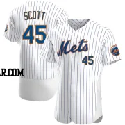Christian Scott Men's New York Mets White Authentic Home Jersey