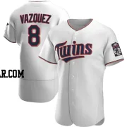 Christian Vazquez Men's Minnesota Twins White Authentic Home Jersey