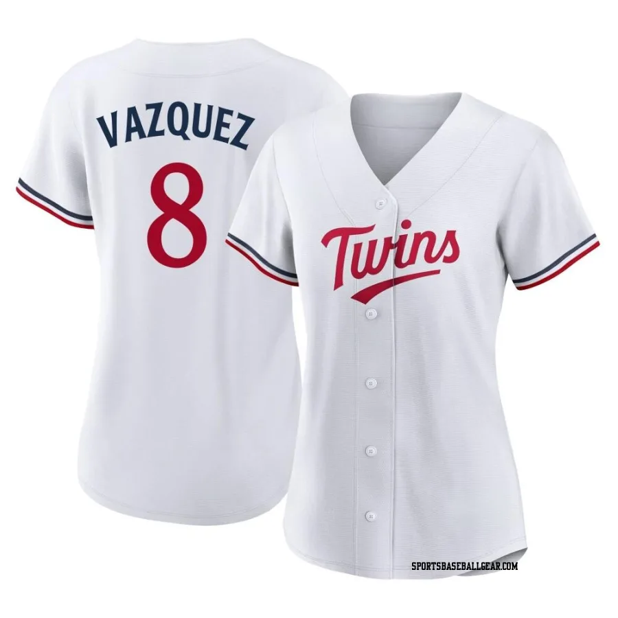 Christian Vazquez Women's Minnesota Twins White Authentic Home Jersey