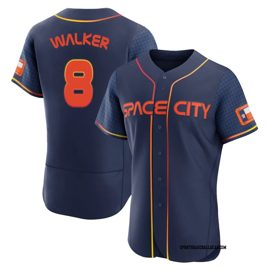 Christian Walker Men's Houston Astros Navy Authentic 2022 City Connect Jersey