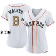 Christian Walker Women's Houston Astros Gold Replica White 2023 Collection Jersey