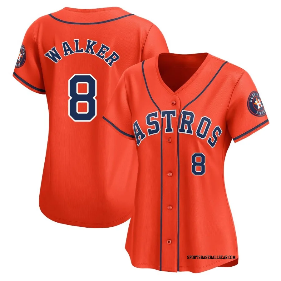Christian Walker Women's Houston Astros Orange Limited Alternate Jersey