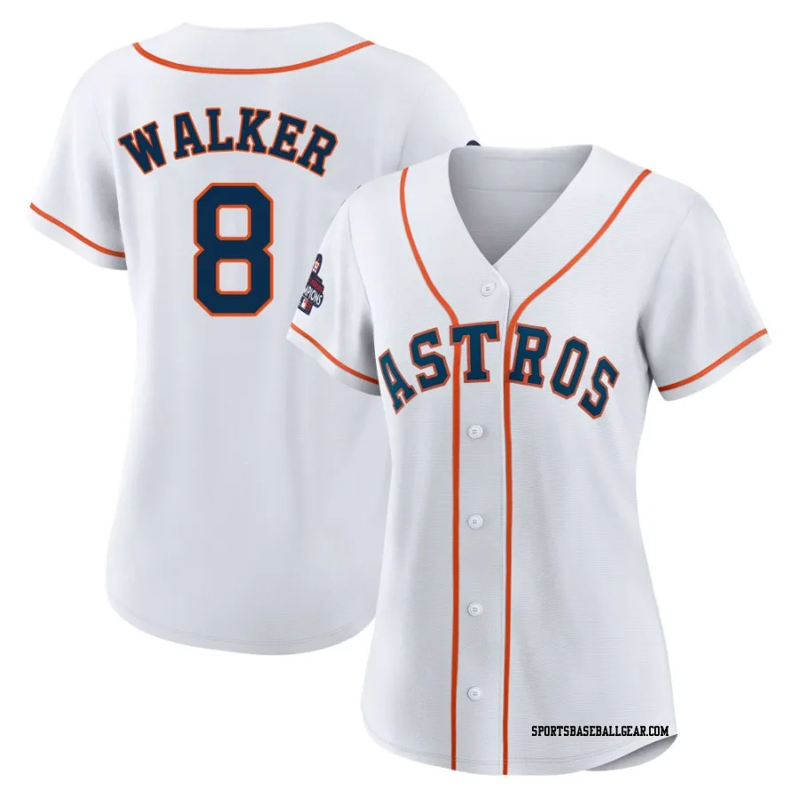 Christian Walker Women's Houston Astros White Authentic 2022 World Series Champions Home Jersey
