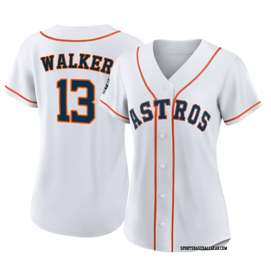 Christian Walker Women's Houston Astros White Authentic 2022 World Series Home Jersey