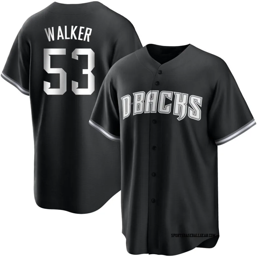 Christian Walker Youth Arizona Diamondbacks Black/White Replica Jersey