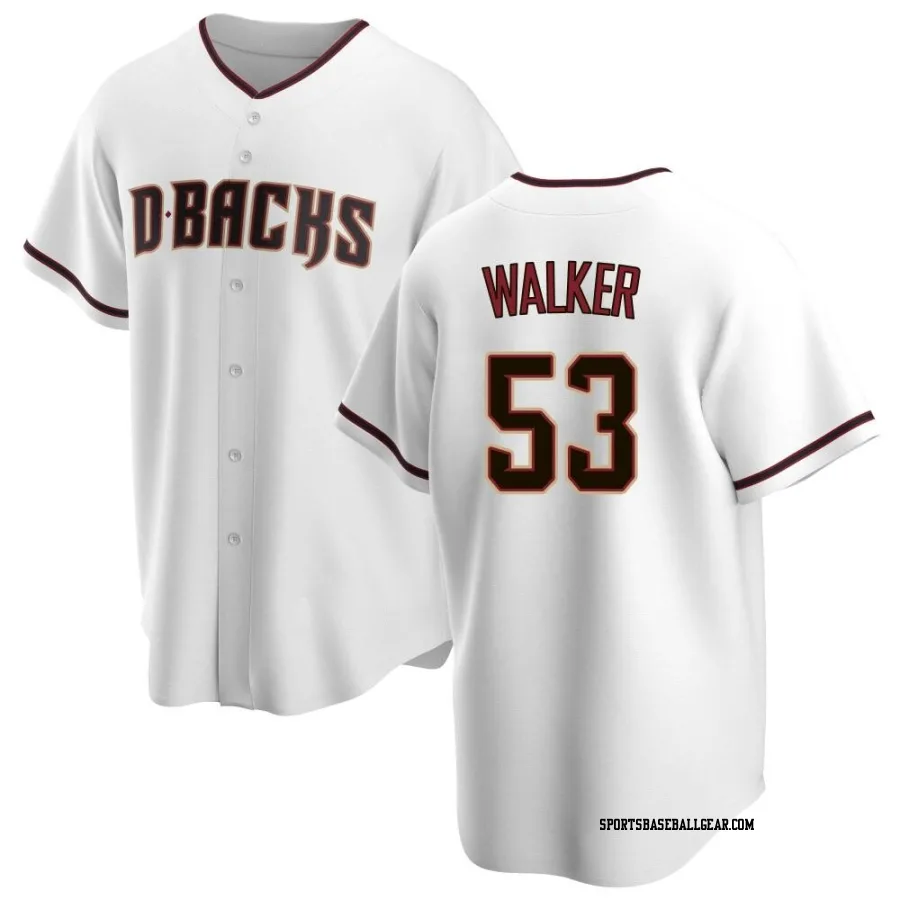 Christian Walker Youth Arizona Diamondbacks White Replica Home Jersey