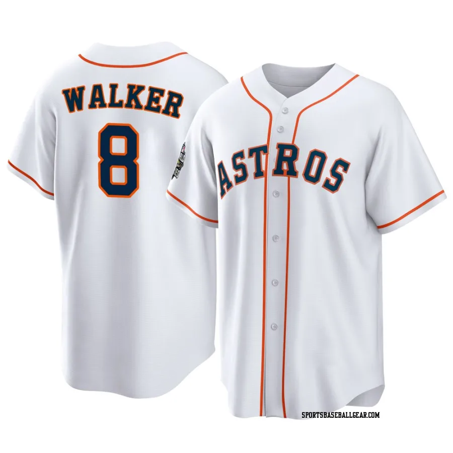 Christian Walker Youth Houston Astros White Replica 2022 World Series Home Jersey