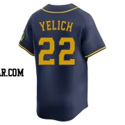 Christian Yelich Youth Milwaukee Brewers Navy Limited Alternate Jersey