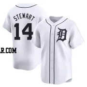 Christin Stewart Men's Detroit Tigers White Limited Home Jersey