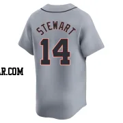 Christin Stewart Youth Detroit Tigers Gray Limited Road Jersey