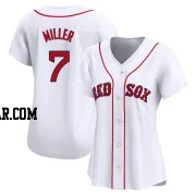 Christopher Miller Women's Boston Red Sox White Limited Home Jersey