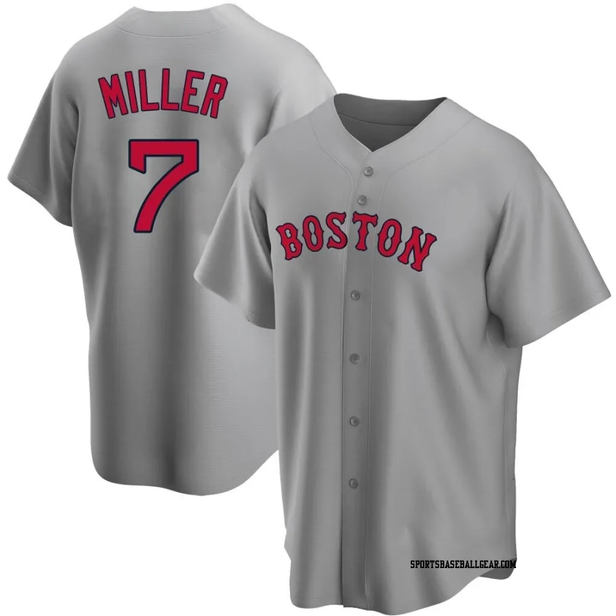 Christopher Miller Youth Boston Red Sox Gray Replica Road Jersey