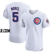 Christopher Morel Men's Chicago Cubs White Elite Home Jersey