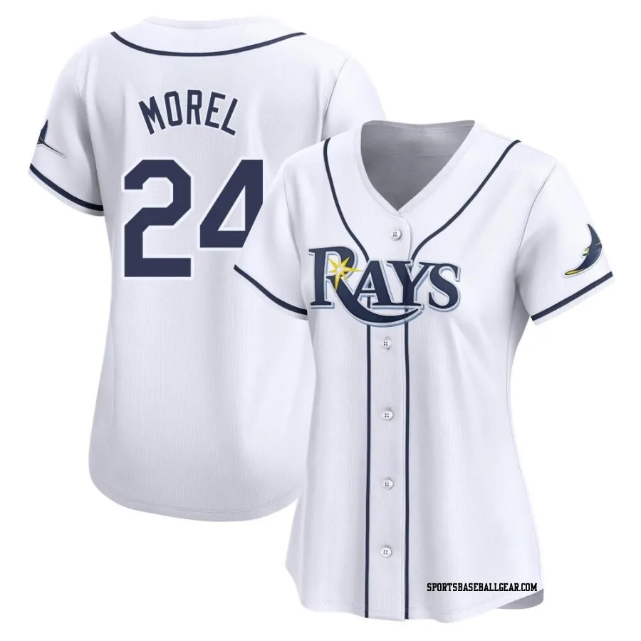 Christopher Morel Women's Tampa Bay Rays White Limited Home Jersey