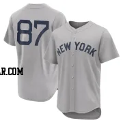 Christopher Veach Men's New York Yankees Gray Authentic 2021 Field of Dreams Jersey