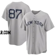 Christopher Veach Men's New York Yankees Gray Replica 2021 Field of Dreams Jersey