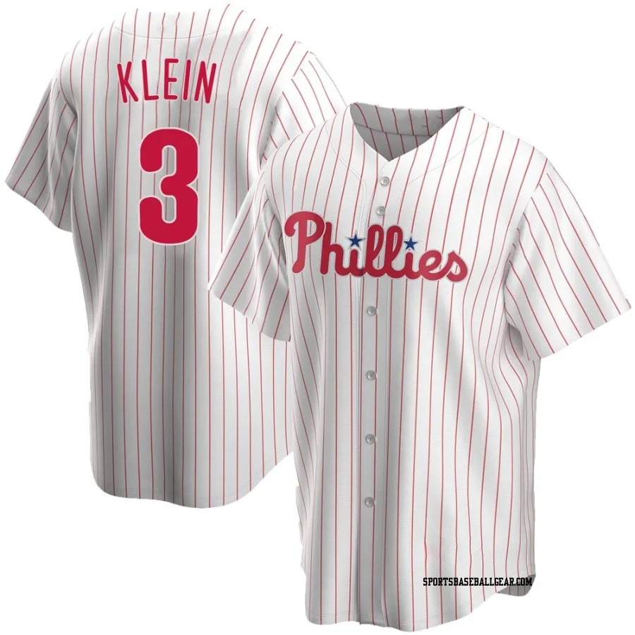 Chuck Klein Men's Philadelphia Phillies White Replica Home Jersey