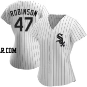 Chuckie Robinson Women's Chicago White Sox White Authentic Home Jersey