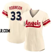 Chuckie Robinson Women's Los Angeles Angels Cream Replica 2022 City Connect Jersey