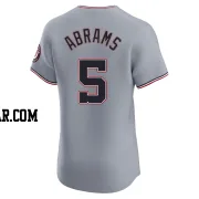 CJ Abrams Men's Washington Nationals Gray Elite Road Jersey