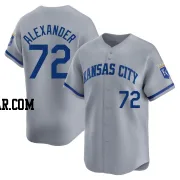 CJ Alexander Men's Kansas City Royals Gray Limited Away Jersey