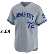 CJ Alexander Men's Kansas City Royals Gray Limited Away Jersey