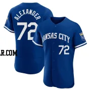 CJ Alexander Men's Kansas City Royals Royal Authentic 2022 Alternate Jersey