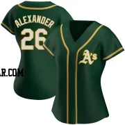 CJ Alexander Women's Oakland Athletics Green Authentic Alternate Jersey