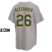 CJ Alexander Youth Oakland Athletics Gray Replica Away 2.0 Jersey