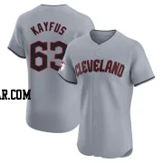 CJ Kayfus Men's Cleveland Guardians Gray Elite Road Jersey