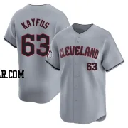 CJ Kayfus Men's Cleveland Guardians Gray Limited Road Jersey