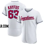 CJ Kayfus Men's Cleveland Guardians White Authentic Home Jersey