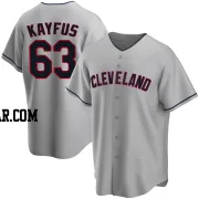 CJ Kayfus Youth Cleveland Guardians Gray Replica Road Jersey