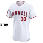C.J. Wilson Men's Los Angeles Angels White Elite Home Jersey