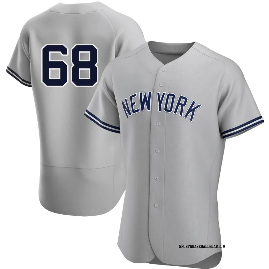 Clay Aguilar Men's New York Yankees Gray Authentic Road Jersey