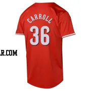 Clay Carroll Men's Cincinnati Reds Red Limited Alternate Jersey